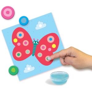 SES My First 3-in-1 Kreativset: Fingerfarbe Schmetterling Detail - SES Creative