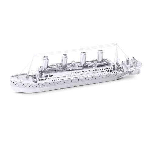 Titanic Metal Earth 3D modell, fém modell készlet, építsd meg saját Titanicodat, fém hajómodell, 3D puzzle - Eureka