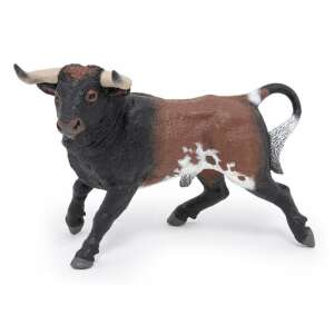 Papo Spanish Bull Figurine, realistic detailed toy animal, perfect for imaginative play - Papo Figure