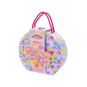 Einhorn 2in1 Kreativ-Set, Diamantmalerei und Regenbogen-Schmuck herstellen - Totum