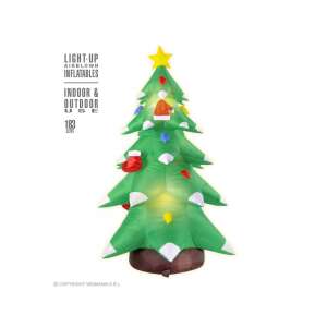 Aufblasbarer Weihnachtsbaum mit LED-Beleuchtung Dekoration 76244124 - Partyzubehör