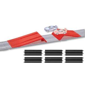 Carrera GO!!! Action Pack rozszerzenie toru z rampą skoczni, rampą lądowania i 6 prostymi elementami toru - Carrera