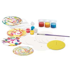Mini kreatívna sada - Maliarske koleso Spin Art, LittleCraft