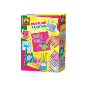 SES Diamantmalerei-Set, erstelle deine eigenen glitzernden Bilder, enthält mehrere Designs, ideal für Kinder - SES Creative
