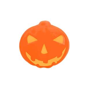Halloween Kürbis Stressball, 7 cm, orange, squishy, weich, Quetschspielzeug - Bürobedarf