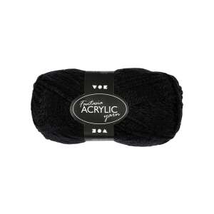 Akril fonal, fekete, 50gr, 80m 76247539 - Fonal