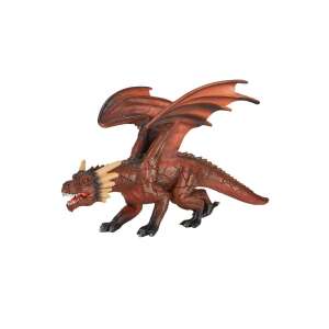 Mojo Fantasy Feuerdrache mit beweglichem Kiefer, rote Drachenfigur - Mojo