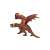 Mojo Fantasy Tűz Sárkány mozgó állkapoccsal, piros sárkány figura