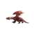 Mojo Fantasy Tűz Sárkány mozgó állkapoccsal, piros sárkány figura