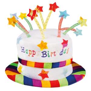 Happy Birthday kalap, O 18 cm 76249612 - Boland Partydeko