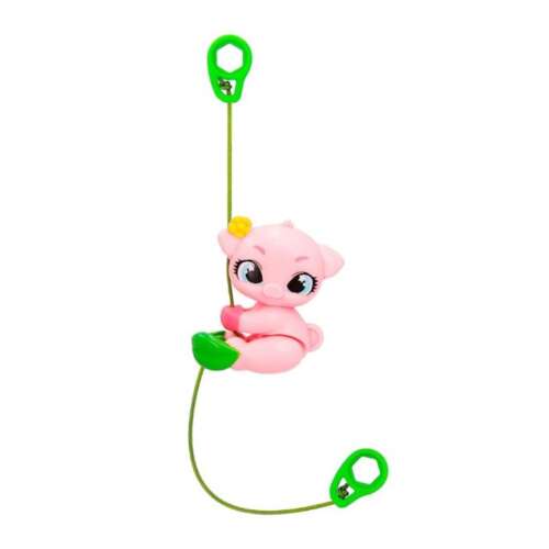 Cutie Climbers Sütifalók Malac Mászó, rózsaszín malac mászik egy zöld szőlőn - IMC Toys