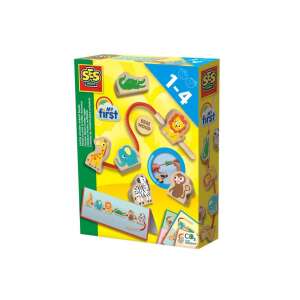 SES Mein erstes echtes Holz-Schnürspiel, ein lustiges und lehrreiches Spielzeug für Kleinkinder und Vorschulkinder. Dieses Schnürspiel verfügt über farbenfrohe Tierformen aus echtem Holz, perfekt für die Entwicklung der Feinmotorik und der Hand-Augen-Koordination. - SES Creative