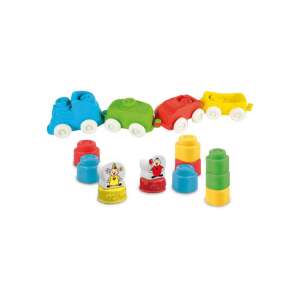 Clementoni Baby Clemmy - Bumba puha vonat és építőkockák babajáték 76256403 - Clementoni