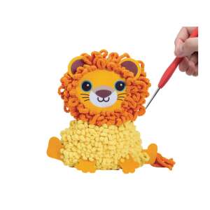 Baby Partner Lion DIY Craft Kit, make your own plush lion, crochet kit for kids, animal creativity DIY - Creative Toy