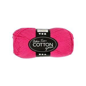 Cotton yarn, pink 50gr, 170m 76258330 - Art & Craft