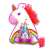 Kid Maker Lovely Pillow My Unicorn craft kit, finished unicorn pillow with castle design