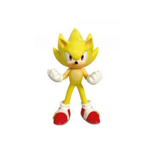 Super Sonic a sündisznó figura, 7 cm, Comansi