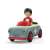 Olli Oldy toy car with driver figure, German design, for toddlers, 18 months and up