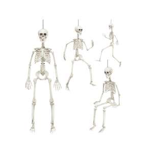 Bewegliche Skelett Dekoration, 90 cm 76260370 - Partydeko