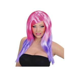 Kétszínű paróka: pink/viola 84900389 - Widmann