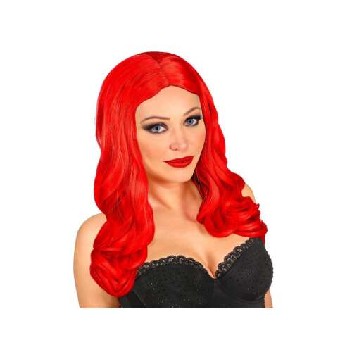 Rote wellige Perücke, Roxy Marke, Kostüm Perücke, lange rote Perücke, Cosplay Perücke