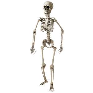 Stehendes Skelett Halloween Dekoration, 160 cm, Kunststoff 76260750 - Partydeko