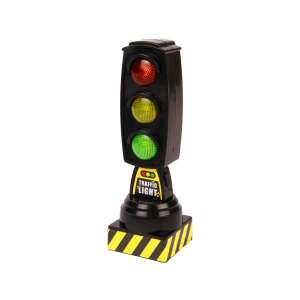 Traffic light toy for kids, red, yellow, green lights, sound effects, play with toy cars - Kids's play car