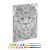 Grafix Lion Paint by Numbers Kit 30x40 cm - Unpainted Canvas, Paints, and Brushes