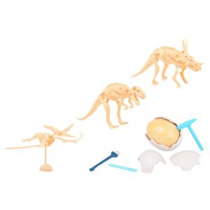 Tojástörő set de excavare dinozauri cu schelete de dinozauri, ou și unelte - Jocuri stiintifice si exploratori