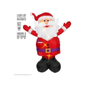 Aufblasbarer Weihnachtsmann mit LED-Beleuchtung Dekoration 76261702 - Partydeko