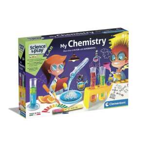 Vedecká súprava Clementoni Science & Play Lab My Chemistry pre deti, viac ako 170 zábavných a bezpečných experimentov - Vedecké a objaviteľské hry