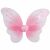 Rózsaszín csillámos tündérszárny jelmez kiegészítő