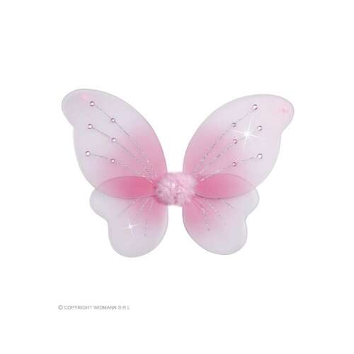 WIDMANN Rózsaszín csillámos tündérszárny jelmezkiegészítő