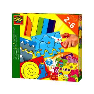 SES Creative Learn to use scissors cutting activity set for kids ages 2-6, 16 cards with different cutting exercises - Nonbrand Creative Toy