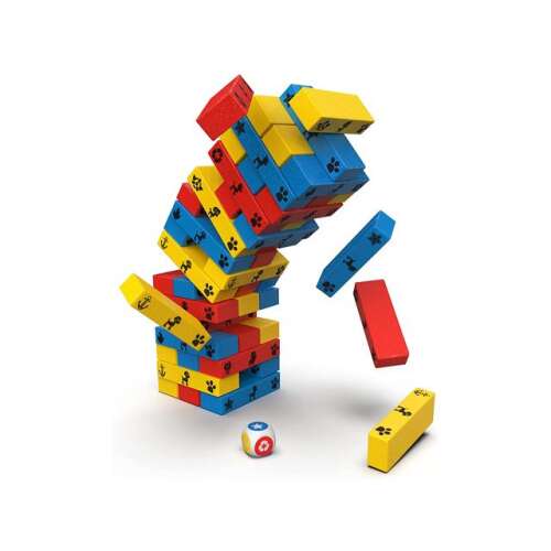 Mancs Őrjárat: Színes toronyépítő jenga játék - Spin Master 76262431