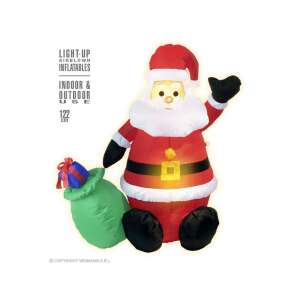 Aufblasbarer Weihnachtsmann mit Beleuchtung 122cm 76262447 - Partyzubehör