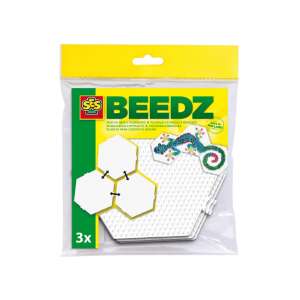 SES Beedz hatszögletű összekapcsolható sablonok, 3 db - SES Creative