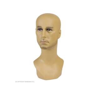 Cap de plastic, suport perucă masculin, mulat 85119105 - Modă și îmbrăcăminte