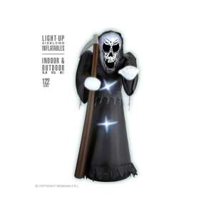Aufblasbarer leuchtender Sensenmann, 122 cm 76262939 - Partydeko