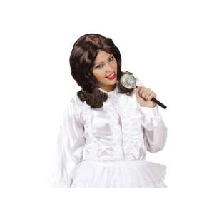 70s Pop Star Legend brown wig for women, costume accessory, quality wig - Dressing Accessory