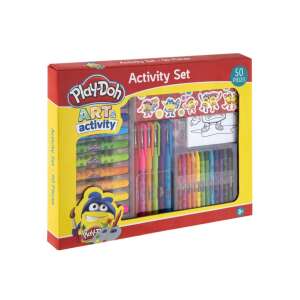 Play-Doh - Kreatív szett 50 db filctollak /kréták /zselés tollak /színező lapok /matricák 76263592 Foglalkoztató füzetek, kifestő-szinező