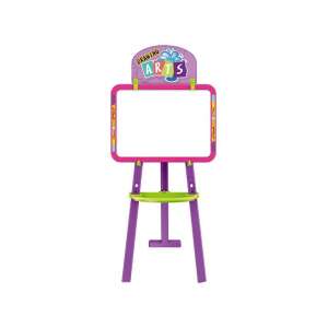 3-in-1 doppelseitiges Zeichenbrett in rosa 37x99cm 76264151 - Zeichentafeln, Schreibtafeln