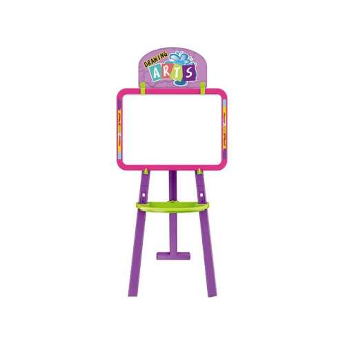 Tablă de desen 3 în 1 cu două fe?e în roz 37x99cm 76264151