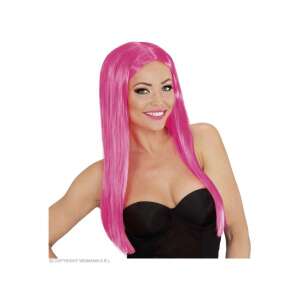 Glamour paróka, hosszú , pink