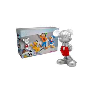 Disney 100th Anniversary Classic 4-piece Figure Set - Bullyland, featuring Mickey Mouse, Donald Duck, Pluto, and Goofy - Bullyland