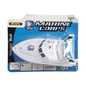 Hračka loď Interpol Marine Corps, biela plastová, pre deti od 3 rokov - Autá a vozidlá