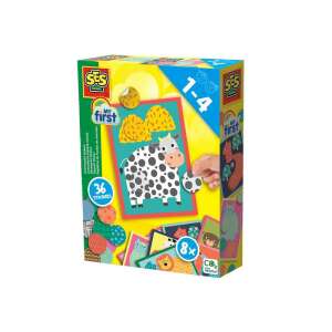 SES My First Animal Stickers, a fun and educational sticker activity for toddlers, featuring 36 colorful stickers and 8 animal cards - Nonbrand Creative Toy