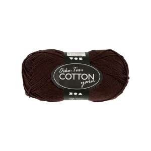 Pamutfonal, sötétbarna, 50gr, 170m 85666333 - Fonal