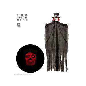 SKELETT BRÄUTIGAM MIT BLINKENDEM LEUCHTENDEM KOPF 170 cm 76265252 - Accesorii pentru petrecere