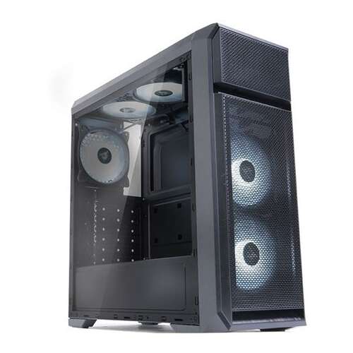 Obudowa komputera Zalman N5 Midi ATX, czarna, ze szklanym panelem bocznym, bez zasilacza